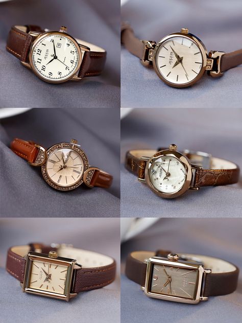 Watch Women's Classy, Trendy Watches Women, Trendy Watches Women Fashion, Vintage Saat, Pretty Watches, Trendy Watches, Vintage Watches Women, Expensive Jewelry Luxury, Fancy Jewellery Designs