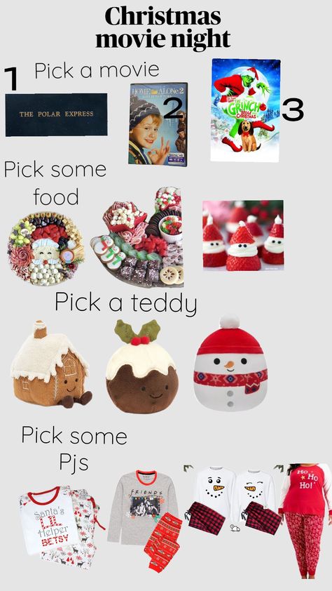 Christmas Movie night -Comment your choice 💗🎄🎁#Christmas #movienight#shuffles#excitedforchristmas#fyp Christmas Kids Traditions, Xmas Movie Night, Christmas Movie Marathon, Girls Night Movies, Christmas Sleepover, Winter Movies, Baby Ferrets, Burr Basket, Cute Christmas Ideas