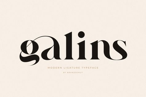 Logo Luxe, Ligature Font, Luxe Logo, Font Love, Classy Logos, Serif Logo, Classy Fonts, Tattoo Schrift, Minimalist Font