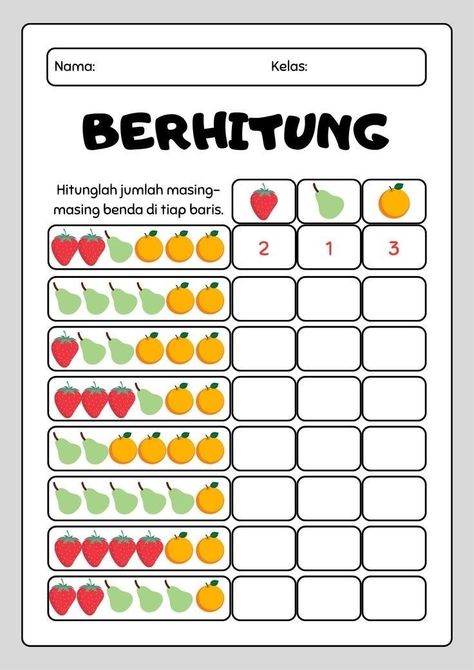 Lembaran Kerja Matematik Prasekolah, Worksheet Anak Tk, Soal Matematika Tk, Matematika Tk, Soal Anak Tk, Worksheet Tk, Free Printable Activity Sheets, Matematik Prasekolah, Logic Games For Kids