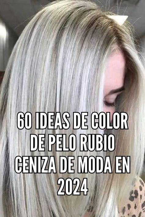 El rubio hielo ceniza fue probablemente uno de los colores de pelo más populares en la década de 2000. Y ahora, ¡ha vuelto! // Crédito de la foto: instagram @catherinelovescolor Pelo Color Ceniza, Long Wolfcut, Hair Tips Video, Hair Hacks, Beauty Hacks, Hair Cuts, Hair Styles, Hair, Beauty