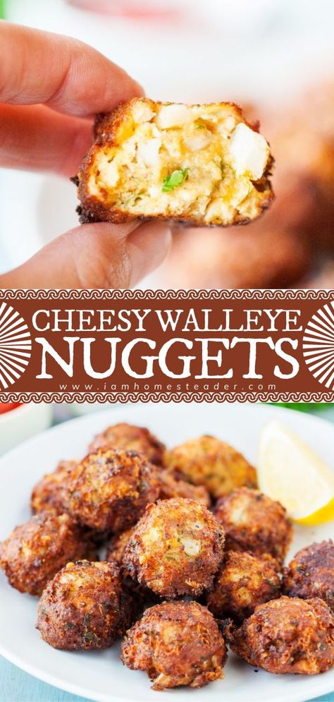 Leftover Fish, Walleye Recipes, Football Appetizers, Walleye Fish Recipes, Nuggets Recipe, Tailgate Food, Fish Dinner, White Fish, Favorite Appetizers