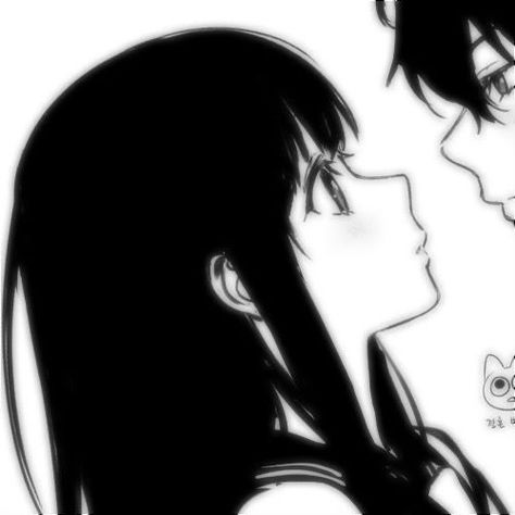 Couple Icon, Black And White Couples, Chibi Sketch, Cute Couple Dp, Matching Profile, Best Anime Couples, Anime Cover Photo, Avatar Couple, Matching Couple