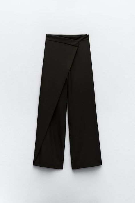 Women's Pants | ZARA United States Feminine Wardrobe, Culotte Pants, Zara Outfit, Perfect Pant, Chic Blouses, Pantalon Large, Wide Pants, Zara Pants, Palazzo Pants