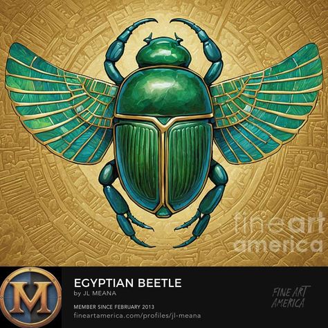 Egypt Beetle, Scarab Tattoo, Egypt Civilization, Beetle Drawing, Egyptian Artwork, Egyptian Beetle, Egypt Crafts, 3d Wall Sculpture, Egypt Concept Art