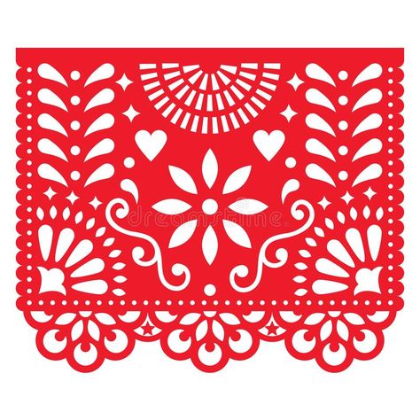 Mexican paper decorations - Papel Picado design, traditional fiesta banner inspi #Sponsored , #Paid, #traditional, #design, #banner, #fiesta, #Picado Mexican Paper Banner, Mexican Papel Picado, Papel Picado Banner, Retro Ornaments, Yard Cards, Hearts And Flowers, Paper Banners, Trendy Flowers, Theme Halloween