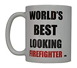 The Best Firefighter Graduation Gifts - Fire Dept. Family December 2019 Unique White Elephant Gifts, Firefighter Retirement, Novelty Cups, Volunteer Firefighter, Firefighter Gifts, Fire Fighter, Funny Coffee Mug, Valentines Day Birthday, Grandma And Grandpa