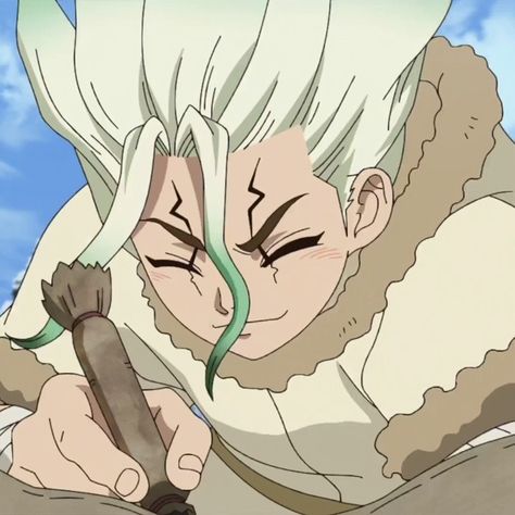 Senku Ishigami, Tools Drawing, Icon 5, Stone World, Stone Wallpaper, Art Tools Drawing, E Mc2, Dr Stone, Anime Monochrome