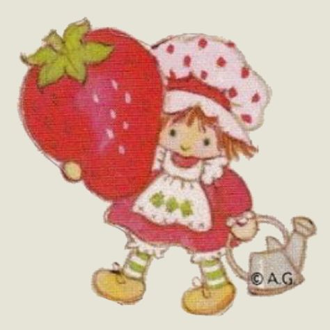 90s Strawberry Shortcake, Strawberry Shortcake 90s, Strawberry Shortcake Tattoo, Device Aesthetic, Berry Shortcake, Strawberry Shortcake Cartoon, Strawberry Shortcake Characters, Me Core, Cute Coquette