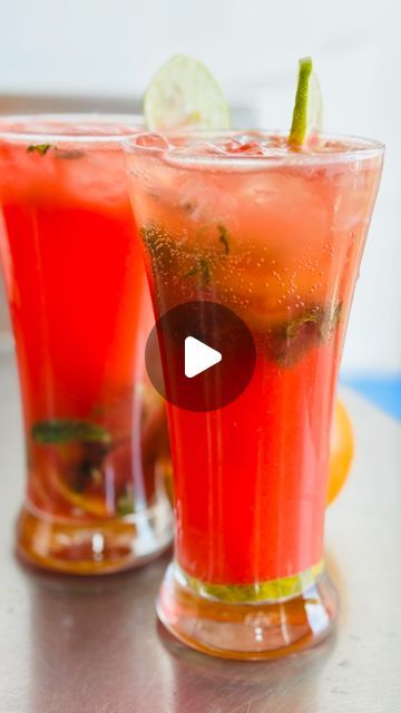 🎖️Chef Michael 🎖️ on Instagram: "Sunset Mocktail 🥤🥤
Orange Sunset Mocktail is one of the easiest mocktail recipes for the summers. This Orange Watermelon mocktail is a refreshing summer drink that’s quick and easy to make at home #insta #instagood #instadaily #instamood #watermelon #orange #mocktails  @mocktail_junction_ @mocktail_loverss @mocktailclub @cocktailmocktail_food" Watermelon Mocktail, Orange Watermelon, Easy Mocktail Recipes, Mocktail Recipes, Refreshing Summer Drinks, Orange Sunset, Mocktail Recipe, Juice Drinks, Summer Drink