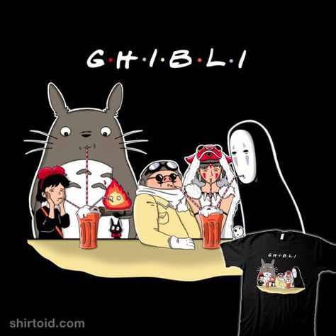 Ghibli Hoodie, Day Of The Shirt, Kiki Delivery, Princess Mononoke, Howls Moving Castle, All Friends, My Neighbor Totoro, Everyday Activities, The Shirt