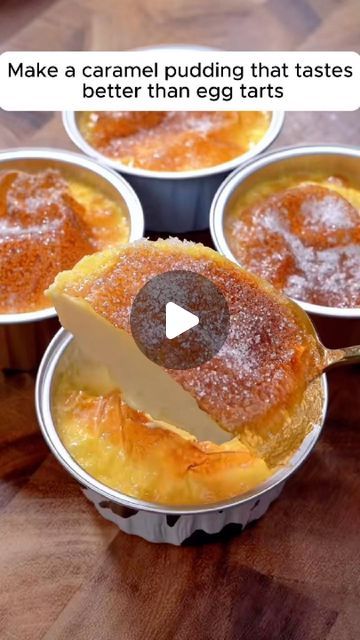 Simple Cooking | Caramel pudding cake #foodie #foodstagram #foodblogger #cooking #chef #pudingcake #cake #pancake | Instagram Caramel Pudding Cake Recipe, Caramel Sauce For Bread Pudding, Easy Caramel Pudding Recipe, Caramel Pudding Cake, Bread Pudding Recipe With Caramel Sauce, Custard Caramel Pudding, Pudding Caramel, Egg Pudding, Caramel Tarts