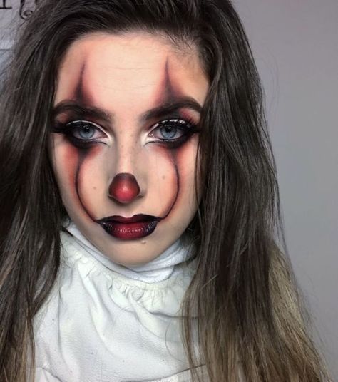 Halloween Makeup Clown, Halloweenský Makeup, Halloween Make-up Looks, Creepy Halloween Costumes, Creepy Halloween Makeup, Cute Halloween Makeup, Halloween Makeup Pretty, Cool Halloween Makeup, Halloween Clown