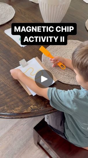 78 reactions · 16 shares | This is the second activity in my Magnetic Chip series! This is a fun way to practice your child’s hand-eye coordination as well as color matching!  All you need:  - a piece of cardboard or thick paper to stabilize   - the free download   - magnetic chips and wands  Enjoy!  #handeyecoordination #toddler #toddleractivities #simpleactivities #easyactivities #busymom #toddlerlearning #motorskillsdevelopment #magnets | Carly Lewis | HD Studio · Joyful Mood Magnet Activities For Preschool, Magnet Activities, Easy Activities, Activities For Preschool, Sensory Bins, Toddler Learning, Busy Mom, Cool Ideas, Toddler Activities