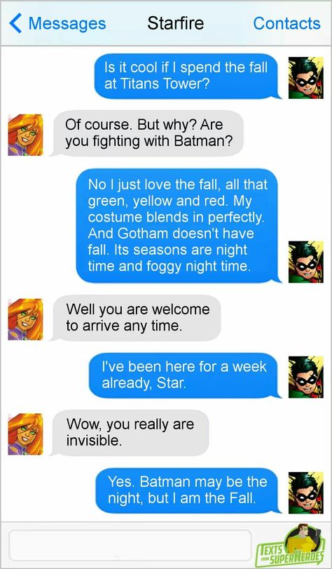 Superhero text Hilarious Shirts, Superhero Texts, Foggy Night, Comic Text, Superhero Memes, Funny Texts From Parents, Batman Funny, Dc Memes, Dc Movies