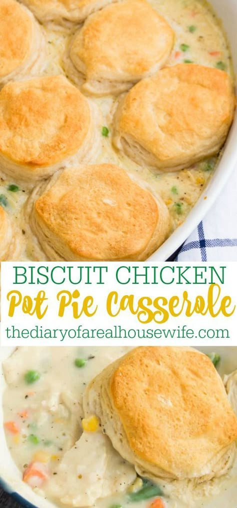 Biscuit Chicken Pot Pie Casserole, Chicken And Biscuits Casserole, Chicken Biscuit Casserole, Biscuit Pot Pie, Biscuit Chicken Pot Pie, Biscuit Casserole, Pot Pie Casserole, Biscuits Casserole, Casserole Chicken