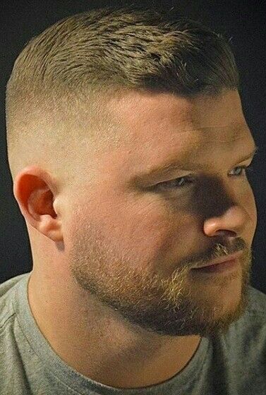 A BREATHTAKING BEARDED PROFILE Men Facial Hair, High Top Haircut, Men Short Hair Fade, Fat Face Haircuts, Very Short Hair Men, Men Facial, Round Face Men, Easy Mens Hairstyles, Mohawk Hairstyles Men