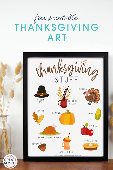 Free Printable Thanksgiving Art - Thanksgiving Prints Free Printable, Thanksgiving Printable Decorations, Thanksgiving Guide, Thanksgiving Prints, Free Printable Thanksgiving, Dollar Diy, Decorating For Halloween, Thanksgiving Wall Art, Free Thanksgiving Printables