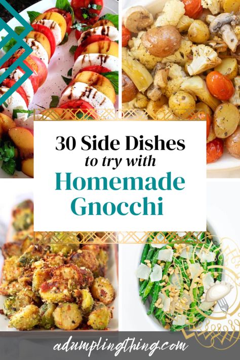 What to Serve with Gnocchi: 30 Tasty Sides to Try! Side Dishes For Gnocchi, Sides For Gnocchi, What To Serve With Gnocchi, Gnocchi Side Dish Recipes, Gnocchi Side Dish, Gnocchi From Scratch, Broccoli Cauliflower Salad, Roasted Broccolini, Classic Caesar Salad