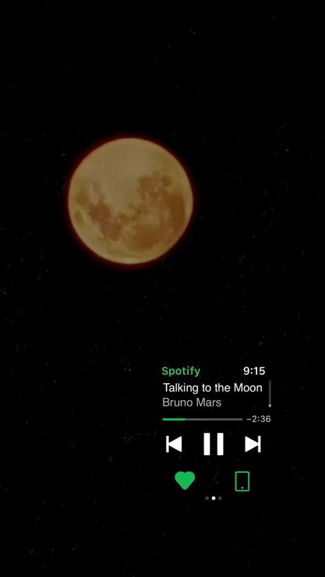 Moon And Music Aesthetic, Moon Songs Aesthetic, Moon Rise Song, Talking To The Moon Wallpaper, Moon Song Aesthetic, Talking To The Moon Aesthetic, Moon Lockscreen Aesthetic, Shelly Windbreaker, Spotify Wallpaper