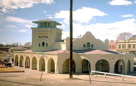 Raton (New Mexico, United States) -- Raton New Mexico, Santa Fe Trail, Amtrak Train, Revival Architecture, Train Depot, Old Trains, Spanish Revival, Land Of Enchantment, Colonial Revival