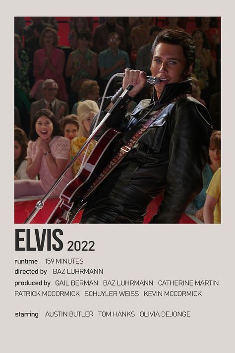 Elvis Quotes, Elvis Films, Elvis Movie, Baz Luhrmann, Oliver And Company, Fantastic Mr Fox, Elvis And Priscilla, Polaroid Poster, Elvis Movies