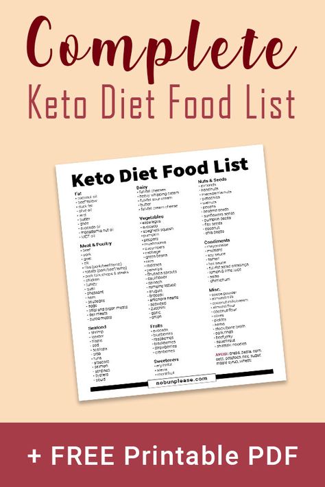 Complete Keto Diet Food List + Free Printable PDF Keto Diet Food, Cyclical Ketogenic Diet, Cucumber Diet, Ketogenic Diet Food List, Ketosis Diet, Ketogenic Diet For Beginners, Ketogenic Diet Meal Plan, Keto Diet Food List, Ketogenic Diet Plan