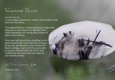 How To Identify Rocks, Quartz Meaning, About Crystals, Tourmalated Quartz, Wiccan Spell Book, Magical Stones, Gemstone Properties, Tourmalinated Quartz, Spiritual Crystals