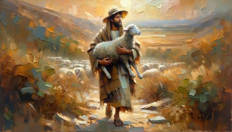 🌟 "Then Jesus told them this parable: Suppose one of you has a hundred sheep and loses one of them. Doesn't he leave the ninety-nine in the open country and go after the lost sheep until he finds it?" - Luke 15:3-7 🐑✨ Ever felt lost or left out? 😌 This touching parable from Luke reminds us that each of us is precious in the eyes of the Lord. Just like a shepherd who goes out of his way to find one lost sheep, our God actively seeks and rejoices when He finds us—regardless of how far we've s... Luke 15, Lost Sheep, The Lost Sheep, Left Out, When He, The Lord, Sheep, Art Collection, Jesus