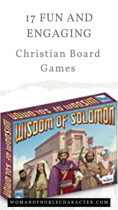 Christian board games for all ages - children to adults. Great for small groups, family nights and gifts for the special people in your life. #boardgames #BoardgamesforChristians… Christian Board Games, Games For All Ages, Proverbs 31 Wife, Games For Children, Raising Godly Children, Christian Board, Biblical Marriage, Board Games For Kids, Church Ideas