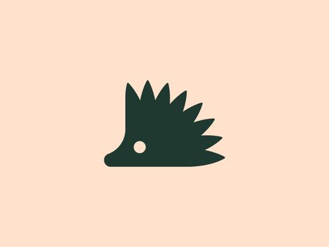 Hedgehog Silhouette, Hedgehog Logo, Hedgehog Illustration, Great Logos, Geometric Animals, Branding Logo Design, Hedgehogs, Logo Images, Animal Logo