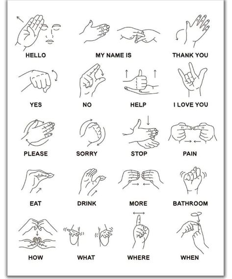 Sight Language Alphabet, Basic Sign Language For Beginners, Asl For Beginners, Asl Basics, Basic Asl, Quinceanera Songs, English Sign Language, Asl Songs, Learning Sign Language