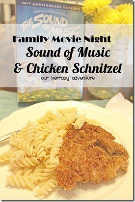 Family Movie Night Sound of Music Dinner Idea Sound Of Music Movie Night, Sound Of Music Themed Food, Family Movie Night Themes, Hairspray Movie, Sound Of Music Movie, Movie Night Dinner, Movie Night Theme, Movie Night Food, Night Recipes