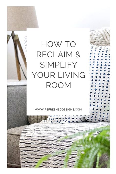 How to reclaim and simplify your living room in 5 easy steps Uncluttered Living Room, Ikea Floor Lamp, Simplified Living, Hotel Cleaning, Ikea Living Room, Home Simple, Simple Living Room, Built In Bookcase, Simple Home