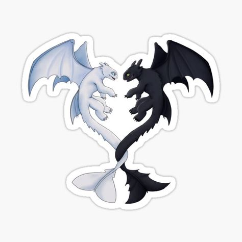 Pegatinas: Cómo Entrenar A Tu Dragón | Redbubble The Light Fury, Dragon Stickers, Agenda Stickers, Funny Stickman, Stickers Cool, Light Fury, Bubble Stickers, Disney Sticker, Paper Background Texture