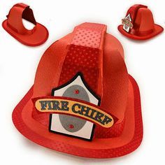 Fireman Sam Birthday Party, Fireman Kids, Fireman Hat, Fireman Party, Firefighter Party, Paper Hats, Fireman Sam, Silhouette Cameo Tutorials, Silhouette Online Store