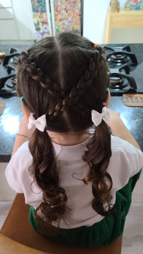 Hairstyles For Long Hair Little Kids, Back To School Toddler Hairstyles, Hairstyles For Daughter, White Girl Hairstyles Kids, Toddler Back To School Hairstyles, Children Hairstyles Girls, Summer Hairstyles For Toddlers, Kids Hairstyles School, Hair Styles Little Kids