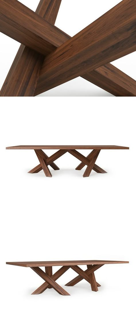 Wood Table Design, Design Industrial, Teds Woodworking, Woodworking Furniture, Wooden Table, Table Legs, Wooden Tables, Wood Table, Wood Design