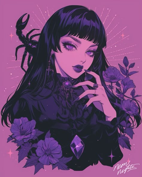 #scorpio 💖 #imajuneation2024 @nickocreates.ai Room Picture Collage, Changeling Warlock, Dog With Girl, Vintage Black Hair, White Academia, Cat Core, Goth Pfp, Punk Vampire, Weird Cats