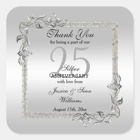 25 Wedding Anniversary, 25th Anniversary Decorations, Wedding Reception Favors, 25th Wedding Anniversary, Anniversary Decorations, 25th Anniversary, Wedding Favor, Silver Wedding, 25 Years