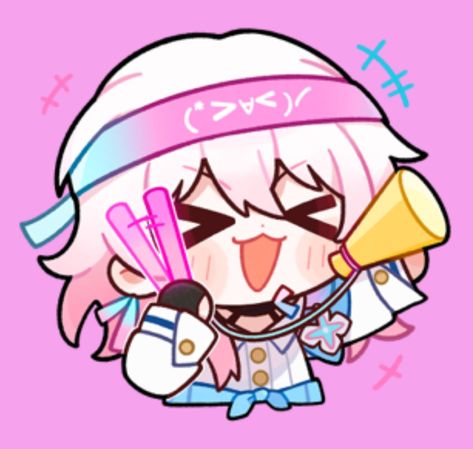 Xxtenations Pfp, Honkai Starrail, March 7th, Telegram Stickers, Chibi Characters, Daily Star, March 7, Honkai Star Rail, Cute Chibi