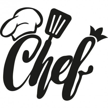 Chef Kitchen Decor, Chef Logo, Teacher Signs, Chef Hat, Chefs Hat, Logo Restaurant, Cooking Food, Cricut Projects Vinyl, Recipe Book