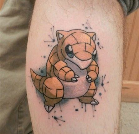 Sandshrew tattoo Sandshrew Pokemon, Pokemon Sleeves, Pokemon Tattoos, Pikachu Tattoo, Go Tattoo, 151 Pokemon, Pokemon Moon, Manga Tattoo, Fantasy Tattoos