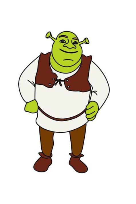 Ask your kids about Shrek. They will indeed know this character. They must have seen Shrek’s movie on some cartoon channels. Shrek is a very different personality, Shrek Drawing Easy, Shrek Illustration, Shrek Drawing, Different Personality, Cool Drawing, Sketches Easy, Shrek, Bday Party, Cool Drawings