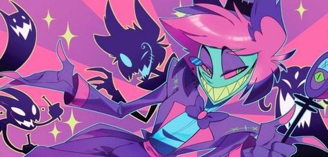 Neon Alastor, Play Mat, Helluva Boss, Hazbin Hotel, Neon, Hotel, Songs, Tumblr