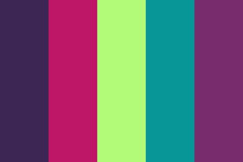 Fursuit Color Palette, Webcore Color Palette, Scenecore Color Palette, Odd Color Palette, Eyestrain Color Palette, Rave Color Palette, Poison Color Palette, Crazy Color Palette, Pink Purple Green Color Palette