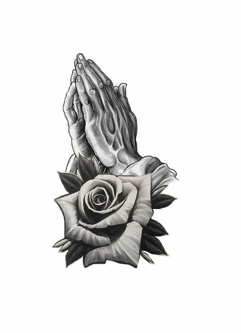 Realism Stencil, Praying Hands Tattoo Design, Cruces Tattoo, Hahaha Joker, Dark Roses Tattoo, Half Sleeve Tattoo Stencils, Rib Tattoos For Guys, Mom Dad Tattoo Designs, Medium Tattoos