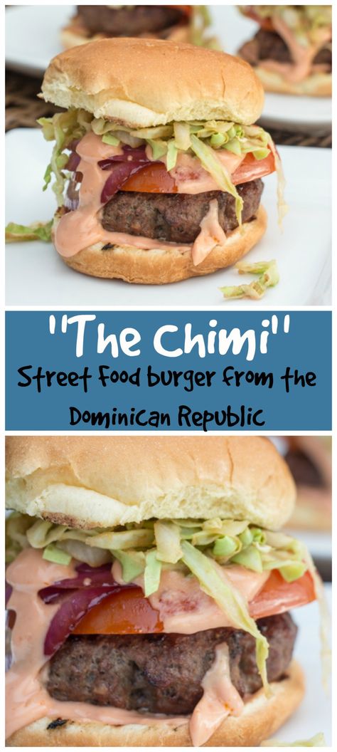 Chimichurri Burger, Dominican Republic Food, Dominicano Recipes, Drink Recipe Book, Dominican Food, Spanish Dishes, Hispanic Food, Cuban Recipes, Latin Food