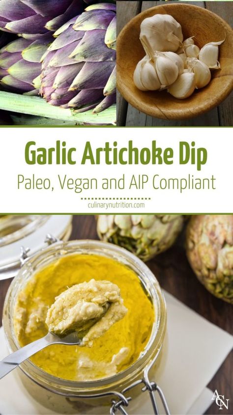 Whole30 Sauces, Garlic Artichoke, Aip Snacks, Aip Diet Recipes, Aip Snack, Whole30 Meals, Paleo Sauces, Autoimmune Recipes, Autoimmune Paleo Recipes