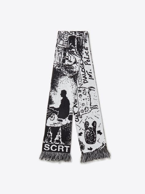 Mens Winter Scarf, Graphic Scarf, Football Scarf, Electric Sheep, Art Scarves, Scarf Outfit, Neck Accessories, Scarf Design, Scarf Men